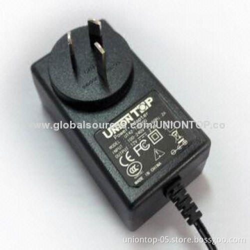 24V/1.5A/36W Wall-mount/Desktop AC/DC Adapter, UL/CE/FCC Certified